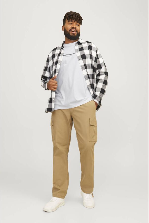 Jack & Jones PlusSize Shirt met korte mouwen JORVESTERBRO TEE SS CREW NECK NOOS PLS