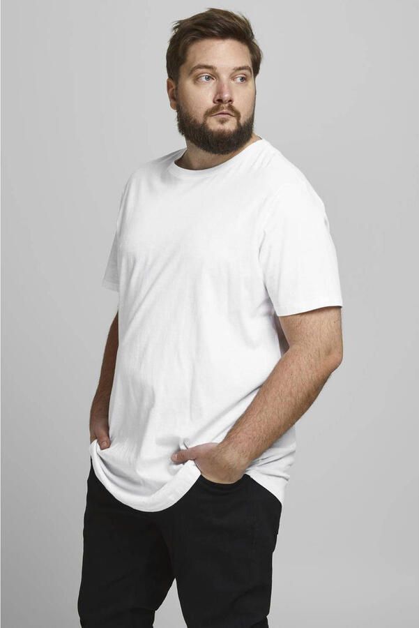Jack & Jones PlusSize T-shirt NOA TEE met een afgeronde zoom t m maat 6xl - Foto 2