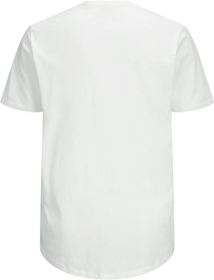 Jack & Jones PlusSize T-shirt NOA TEE met een afgeronde zoom t m maat 6xl