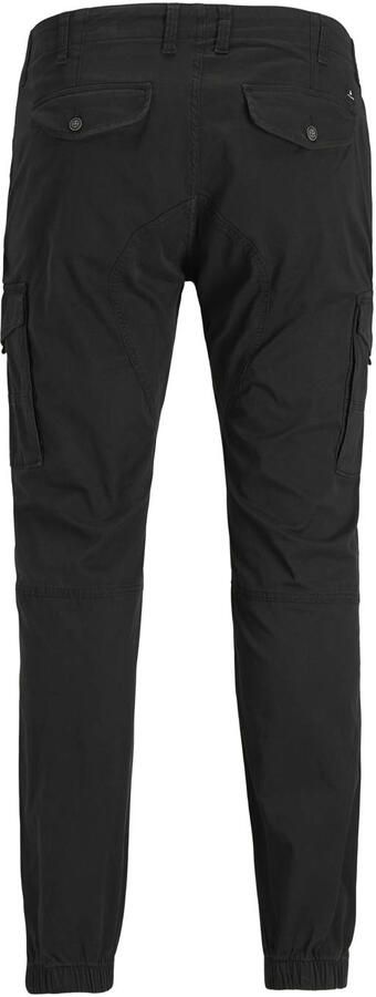 JACK & JONES PLUS SIZE tapered fit broek JPSTPAUL JJFLAKE Plus Size zwart - Foto 3