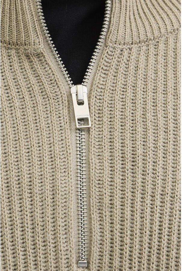 JACK & JONES PLUS SIZE trui rib gebreid Plus Size lichtbruin - Foto 3