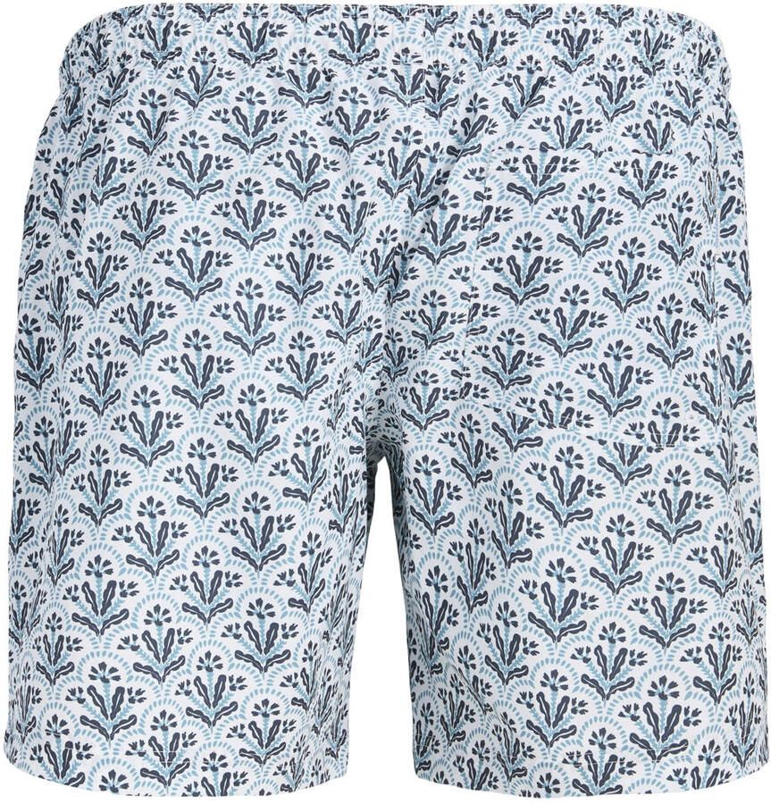 JACK & JONES PLUS SIZE zwemshort met print lichtblauw - Foto 2