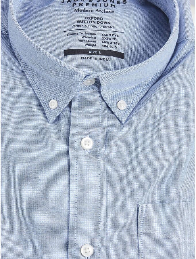 Jack & Jones Premium Slim fit vrijetijdsoverhemd met borstzak model 'BROOK OXFORD'