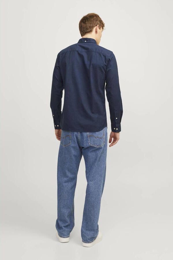 Jack & Jones Premium Slim fit vrijetijdsoverhemd met borstzak model 'BROOK OXFORD'