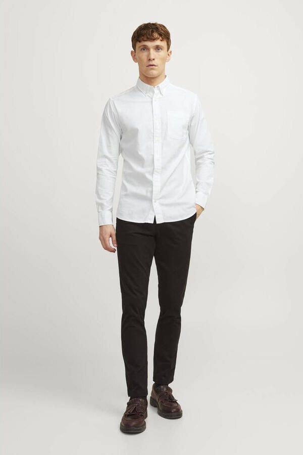 Jack & Jones Premium Slim fit vrijetijdsoverhemd met borstzak model 'BROOK OXFORD' - Foto 2