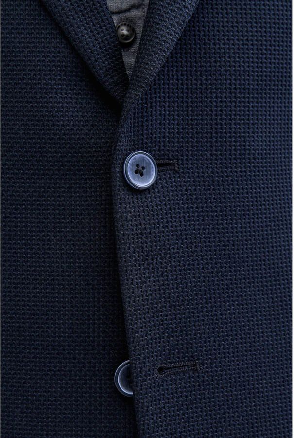 JACK & JONES PREMIUM colbert met textuur donkerblauw - Foto 2