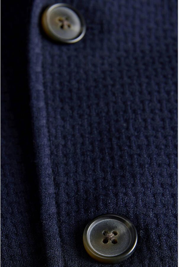 JACK & JONES PREMIUM colbert met textuur donkerblauw