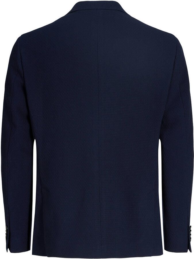 JACK & JONES PREMIUM colbert met textuur donkerblauw - Foto 2