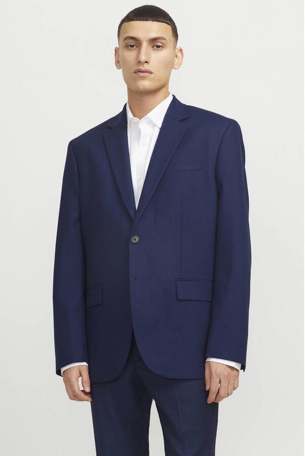 JACK & JONES PREMIUM colbert met wol donkerblauw - Foto 2