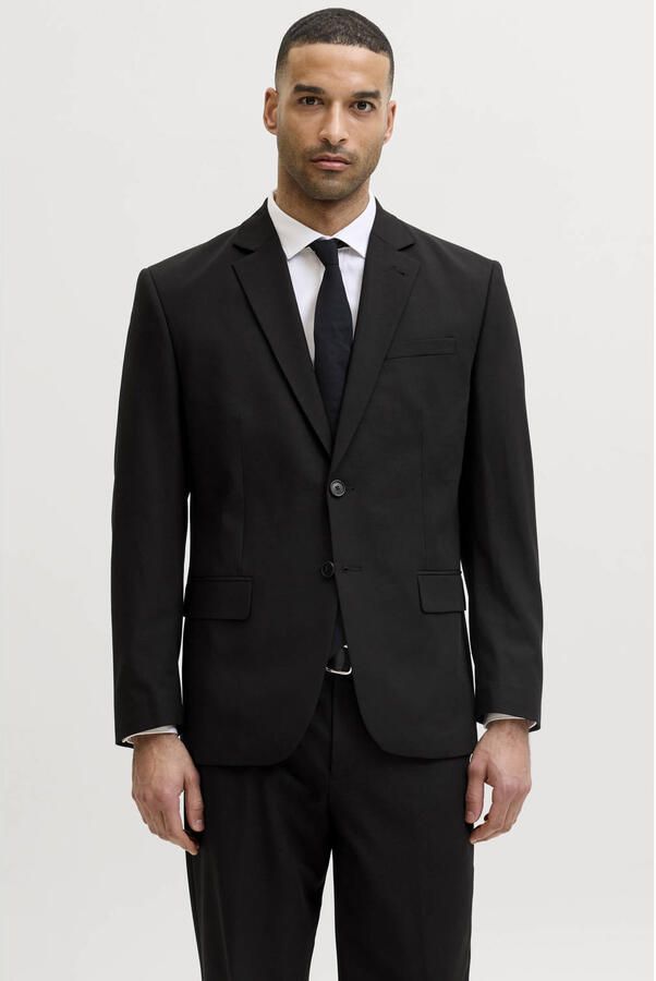JACK & JONES PREMIUM colbert met wol zwart - Foto 3