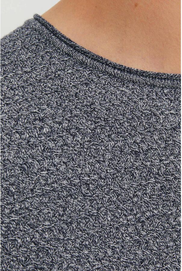 JACK & JONES PREMIUM fijngebreide trui JPRBLUMIGUEL blauw - Foto 2