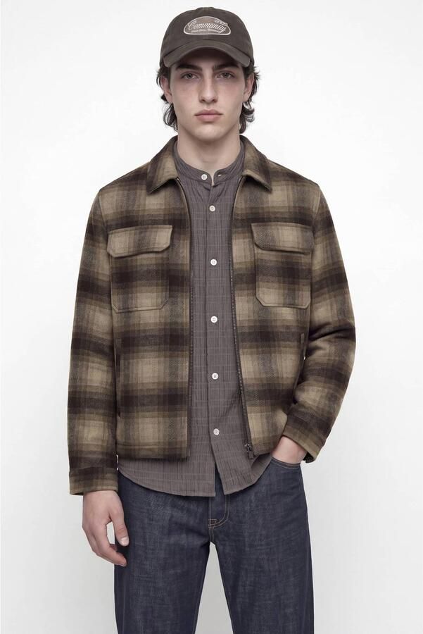 JACK & JONES Premium regular fit hemdjack met borstzakken model 'WAKEFIELD'