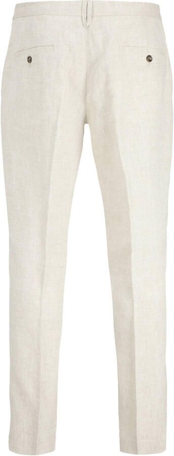 JACK & JONES PREMIUM JPRBLAMARTIN slim pantalon met linnen beige - Foto 3