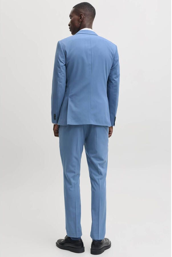 JACK & JONES PREMIUM JPRFRANCO slim fit gebreide colbert blauw - Foto 3