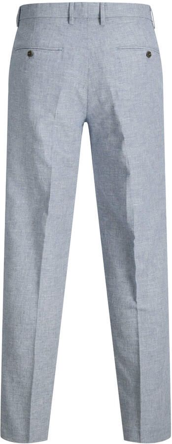 JACK & JONES PREMIUM JPRMARTIN slim pantalon met linnen blauw - Foto 3