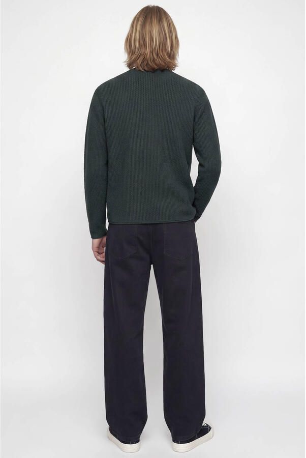 JACK & JONES PREMIUM katoenen regular fit gebreide trui scarab - Foto 3