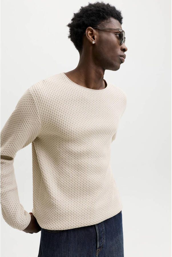 JACK & JONES Premium Gebreide pullover met structuurpatroon model 'BLUMASON' - Foto 3