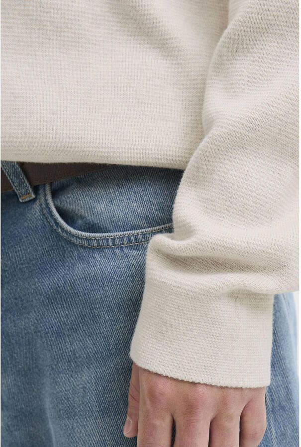 JACK & JONES Premium Gebreide pullover met ribboorden model 'MILANO' - Foto 2