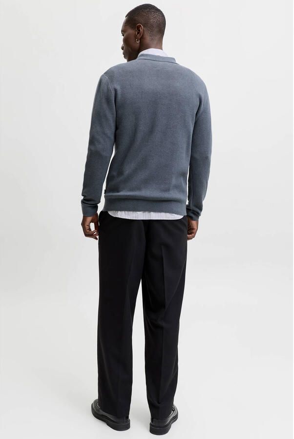 Jack & jones Regular fit gebreide pullover van pure katoen model 'LAMILANO' - Foto 3