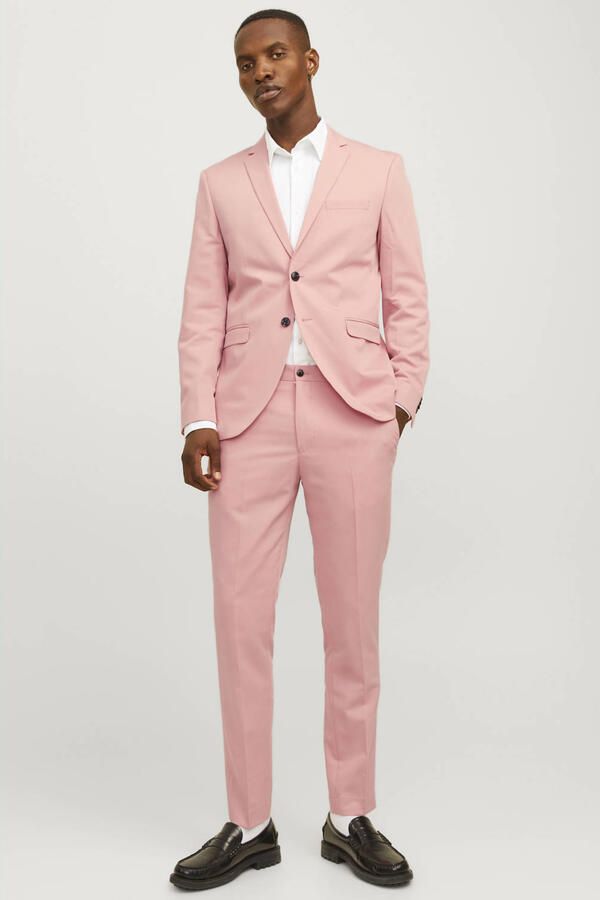 JACK & JONES ESSENTIALS super slim kostuum JPRFRANCO rose tan