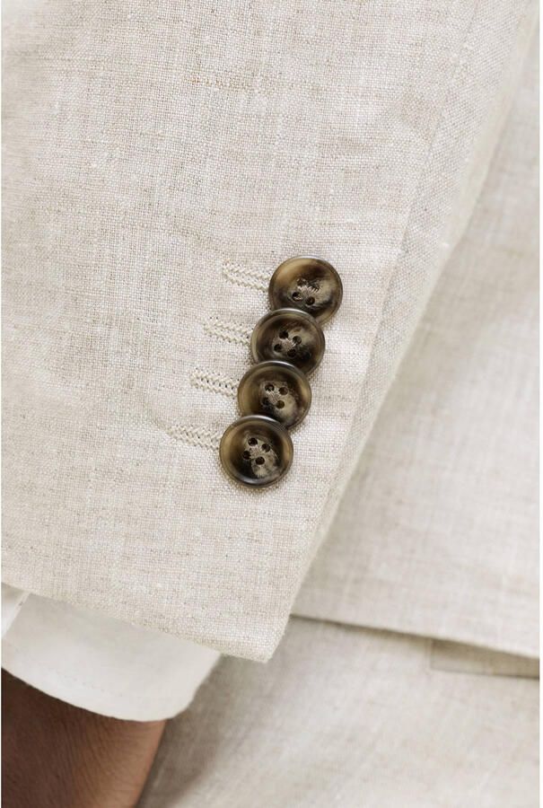 JACK & JONES PREMIUM linnen slim fit colbert beige - Foto 2