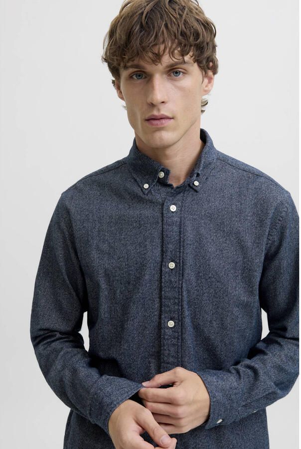 Jack & Jones Overhemd met lange mouwen JPRBLUBARKLEY FLANNEL X-MAS L S SHIRT CH