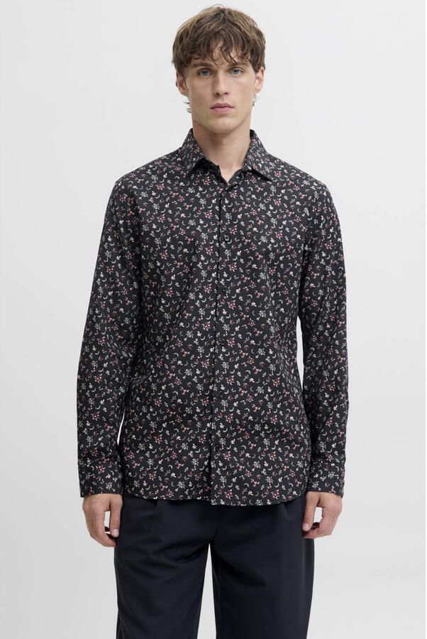JACK & JONES PREMIUM regular casual overhemd zwart - Foto 2