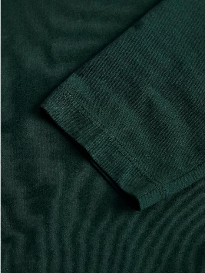 JACK & JONES PREMIUM regular fit longsleeve met print donkergroen - Foto 2