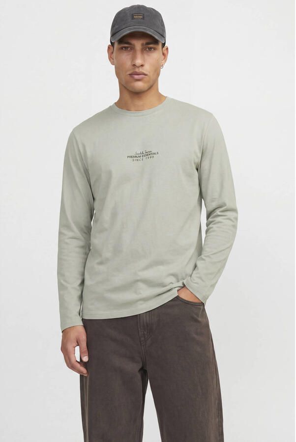 JACK & JONES PREMIUM regular fit longsleeve met print shadow
