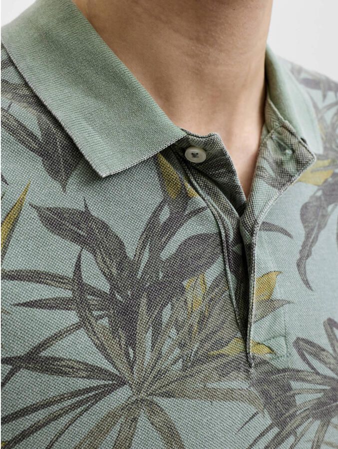 JACK & JONES Premium regular fit poloshirt met florale all-over print model 'Hawaii' - Foto 2