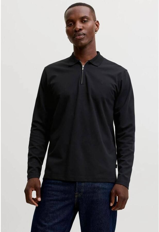 JACK & JONES PREMIUM regular fit polo's zwart smokey olive (set van 2) - Foto 2