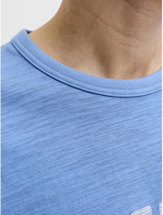 JACK & JONES PREMIUM regular fit T-shirt met print blauw - Foto 2