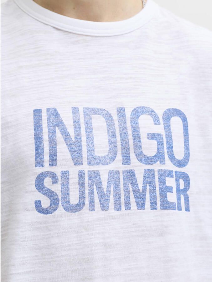 JACK & JONES PREMIUM regular fit T-shirt met print wit - Foto 2