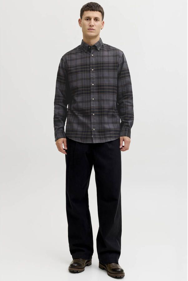 Jack & Jones Overhemd met lange mouwen JPRBLUBARKLEY FLANNEL X-MAS L S SHIRT CH