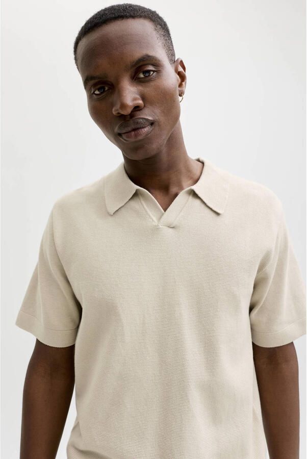 JACK & JONES Premium Gebreid shirt met V-hals Model 'MILANO' - Foto 2