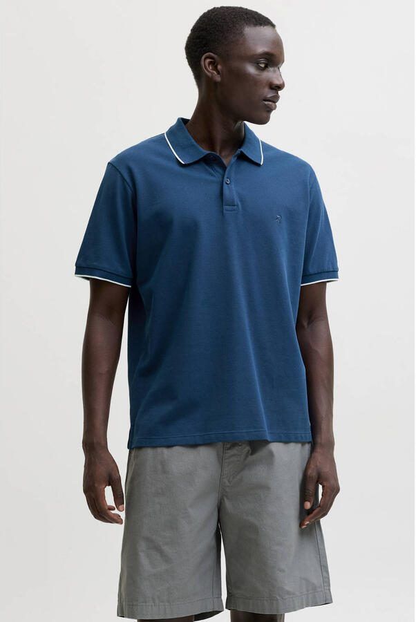 JACK & JONES PREMIUM regular polo blauw