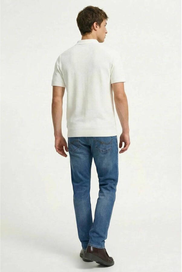JACK & JONES Premium regular fit poloshirt met structuurpatroon model 'Riley' - Foto 3