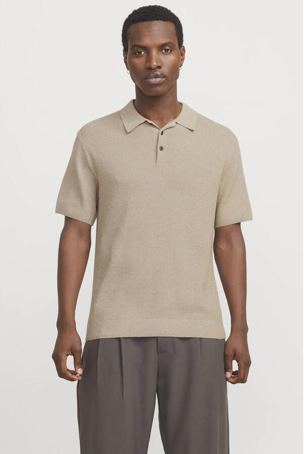 Jack & Jones Trui met polokraag JPRCCCOOPER KNIT POLO SS SN - Foto 3