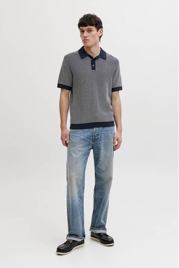 JACK & JONES Premium Regular fit poloshirt in brei-look model 'Kingsley' - Foto 2