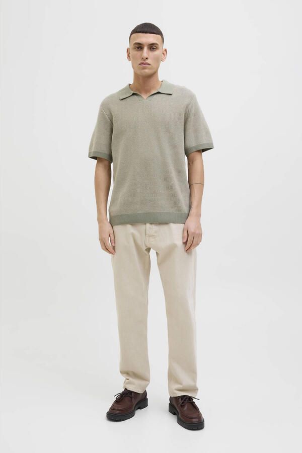 Jack & Jones Premium Regular fit poloshirt met V-hals model 'CEASTON'