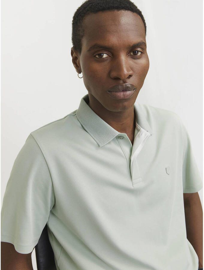 Jack & jones Rodney Polo Shirt Aqua Gray Green Heren - Foto 2