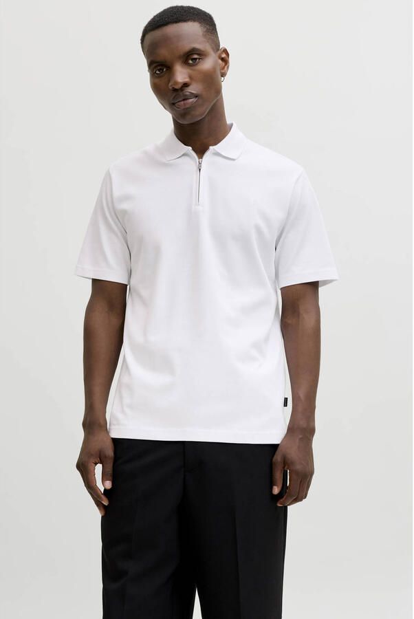 JACK & JONES PREMIUM regular polo wit