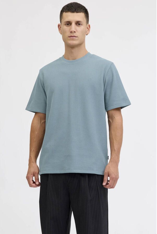 JACK & JONES PREMIUM regular T-shirt blauw