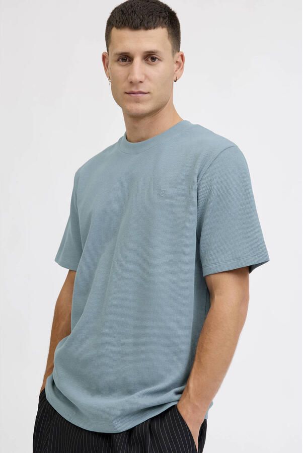 JACK & JONES PREMIUM regular T-shirt blauw - Foto 2