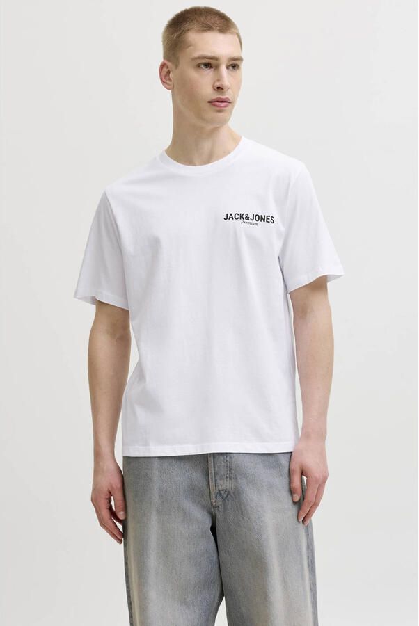 JACK & JONES PREMIUM regular T-shirt multi (set van 3)