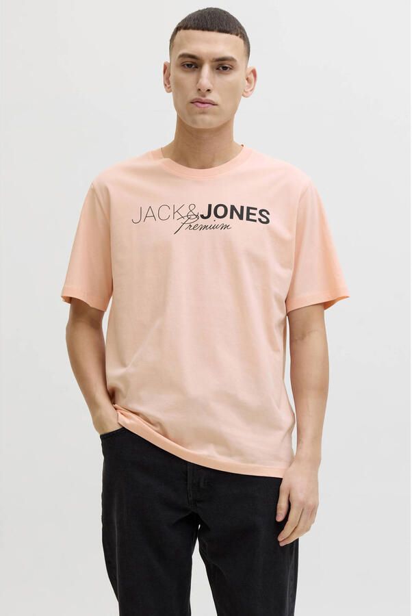 JACK & JONES PREMIUM regular T-shirt multi (set van 4)