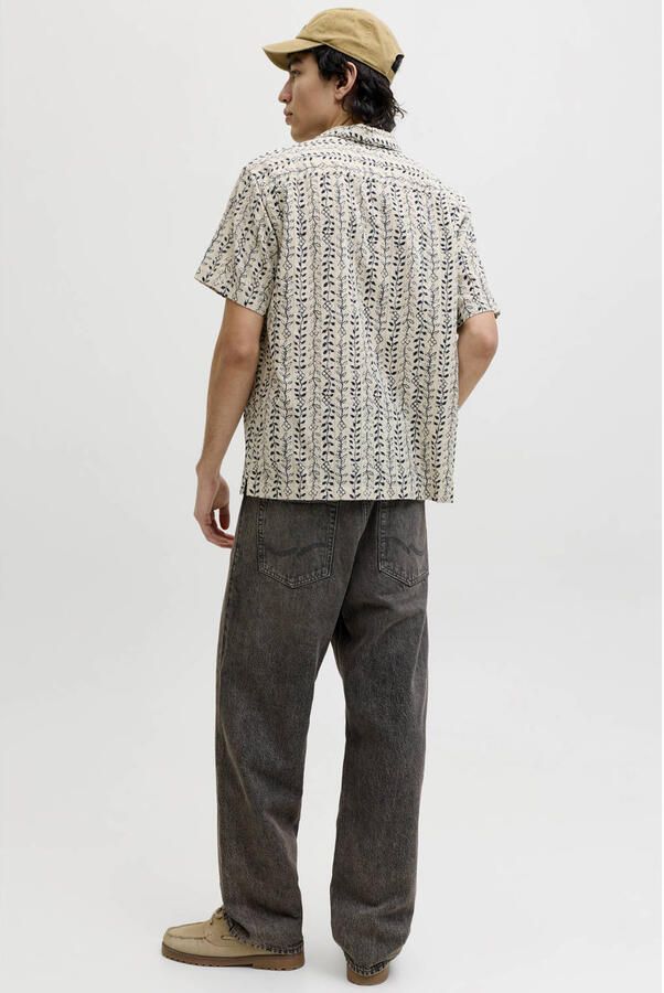 JACK & JONES PREMIUM relaxed casual overhemd beige - Foto 3