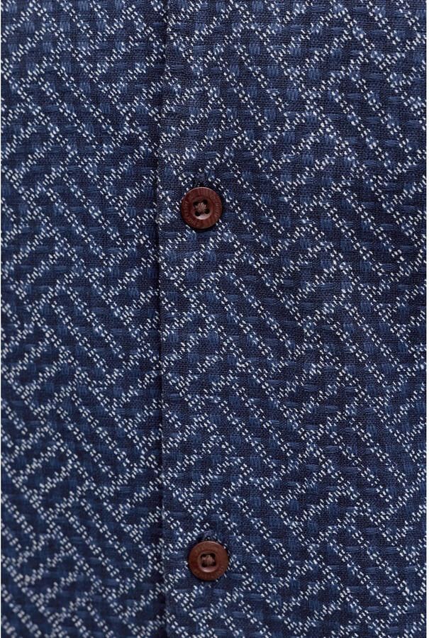 JACK & JONES PREMIUM relaxed casual overhemd donkerblauw - Foto 2