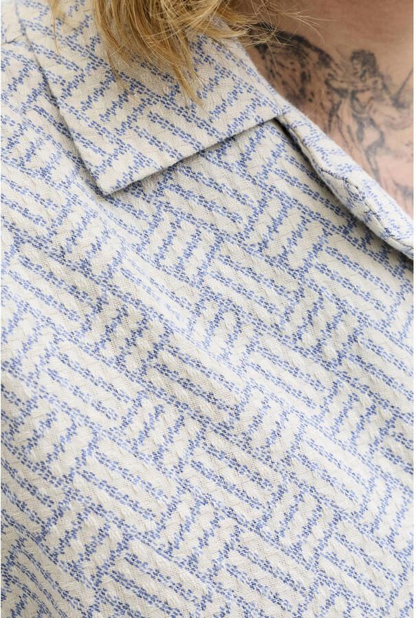 JACK & JONES PREMIUM relaxed casual overhemd lichtblauw - Foto 3