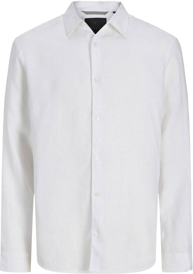 Jack & jones Overhemd Lange Mouw Jack & Jones 12293563 LAWRENCE LINEN-BRIGHT WHITE - Foto 2